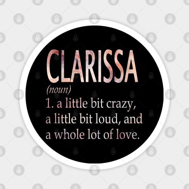 Clarissa Girl Name Definition Magnet by ThanhNga